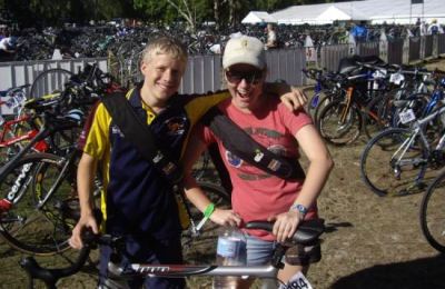 Jack and Laura at Noosa 2007