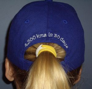 Charity ride cap